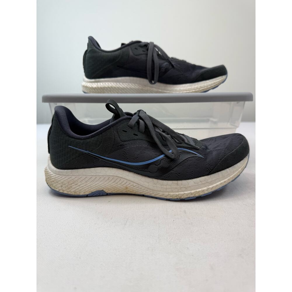 Saucony Formfit Running Shoes Black Blue Womens Size 8 Athletic Sneakers